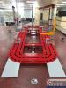 Red Color 3 TOWERS Frame Machine 