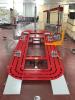 Red 20 Feet 3 TOWERS Frame Machine TUBE STYLE
